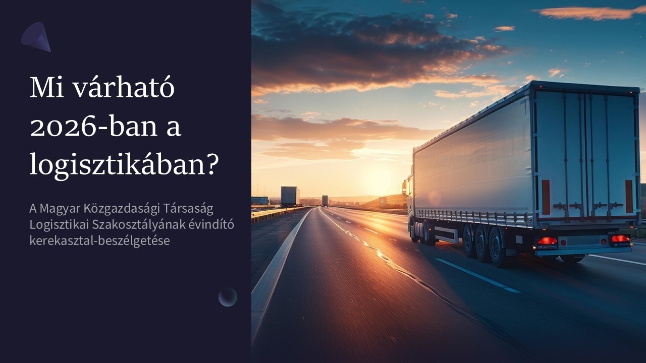 Mi várható 2026-ban a logisztikában?
