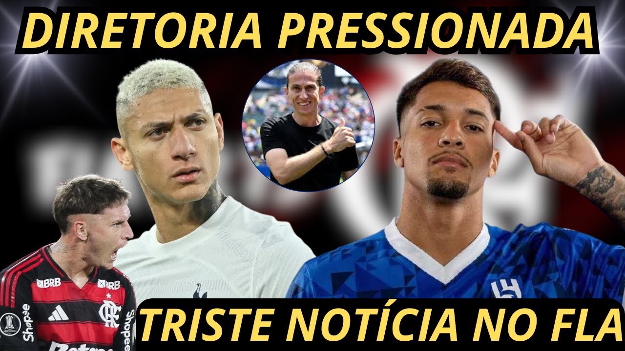 TORCIDA PRESSIONA DIRETORIA POR ATACANTE !! TÉCNICO DÁ CARTA BRANCA !! PÉSSIMA NOTÍCIA NO FLA !! E+
