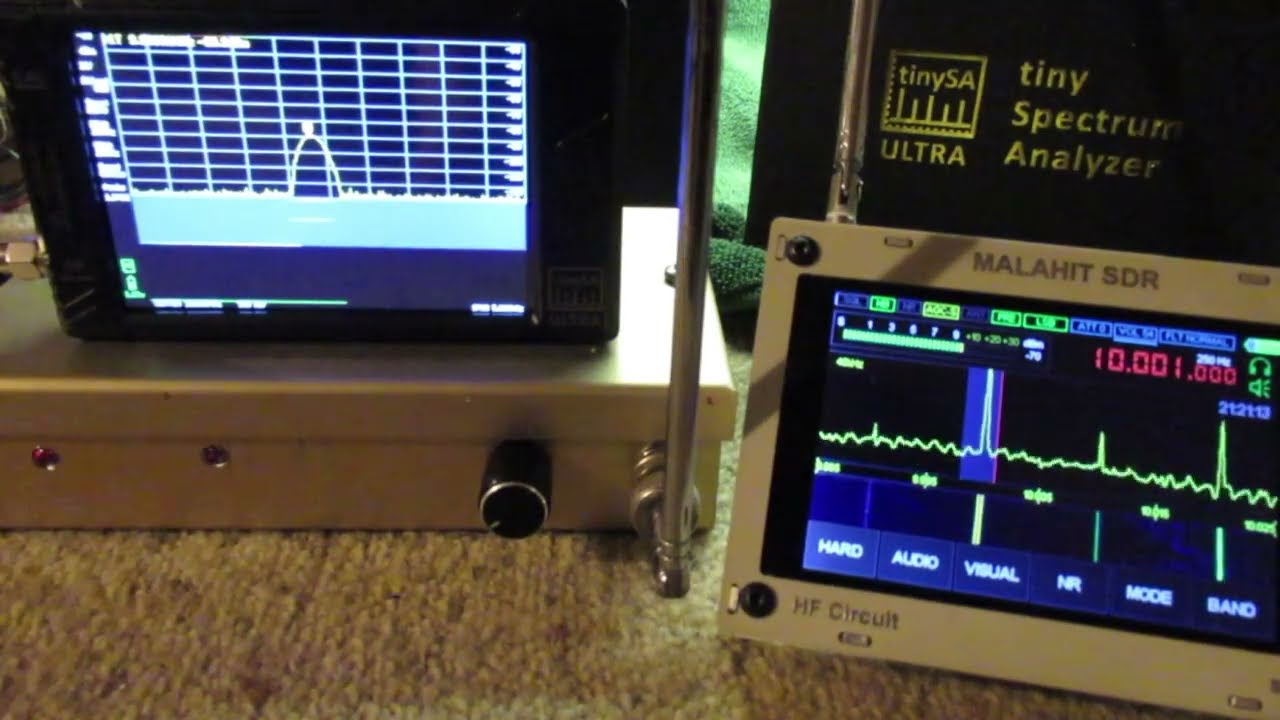tinysa ULTRA frequency correction at 1 gHz with a GPSDO harmonic