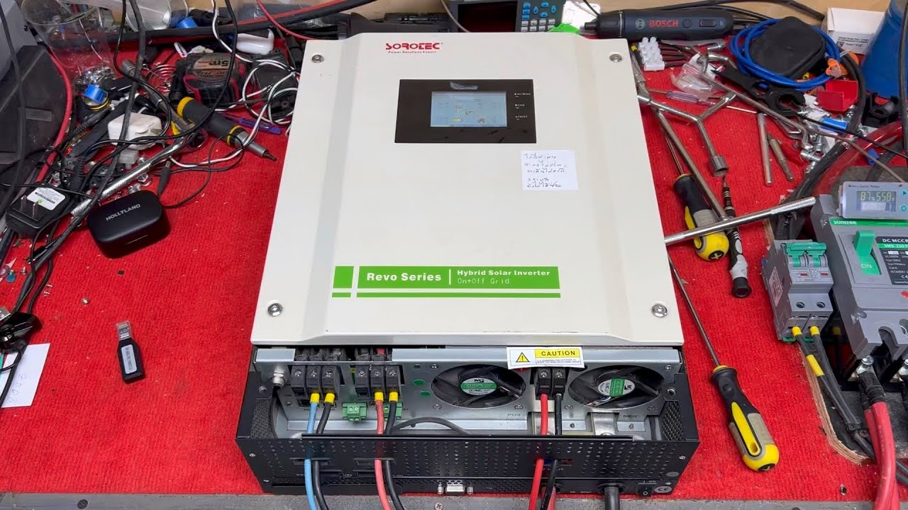 820009 Sorotec 5.5kW ดูการทำงาน การตั้งค่าโหมดต่างๆ ของคุณบอม