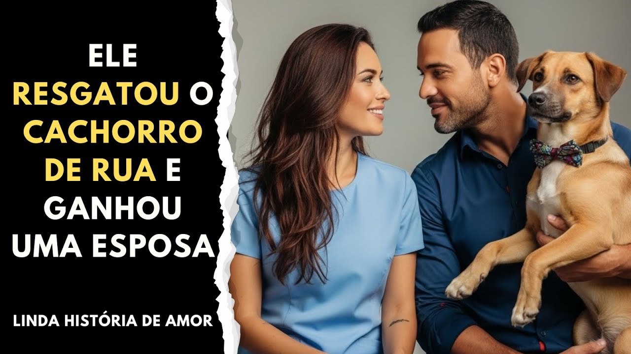 Homem resgata cachorro de rua e ganha uma esposa