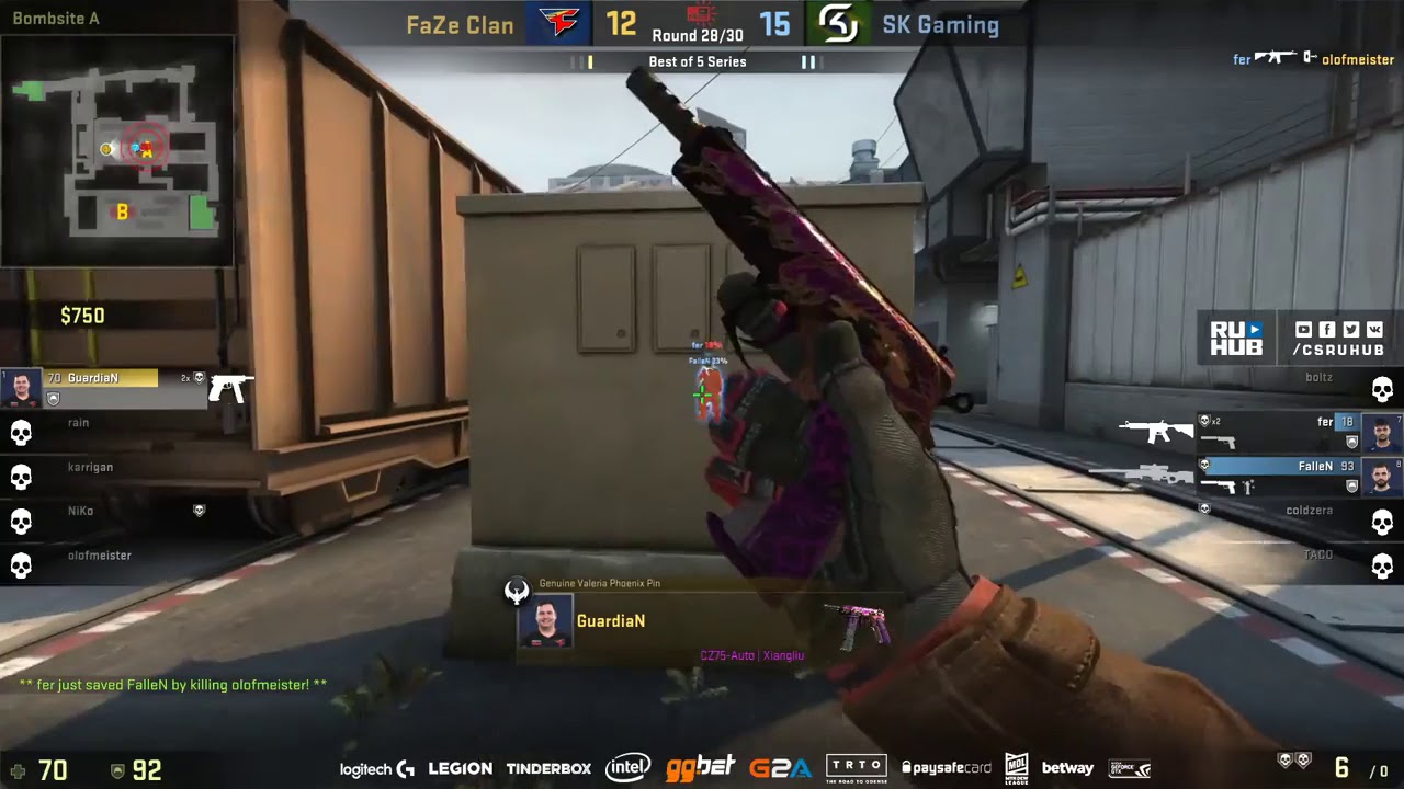 Guardian Insane Knife clutch vs SK Gaming