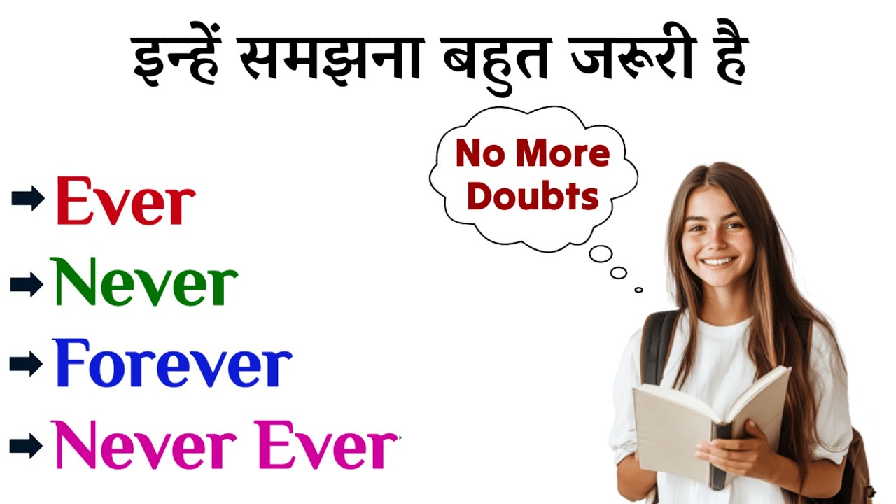 EVER, NEVER, FOREVER & NEVER EVER | Correct Use with Examples
