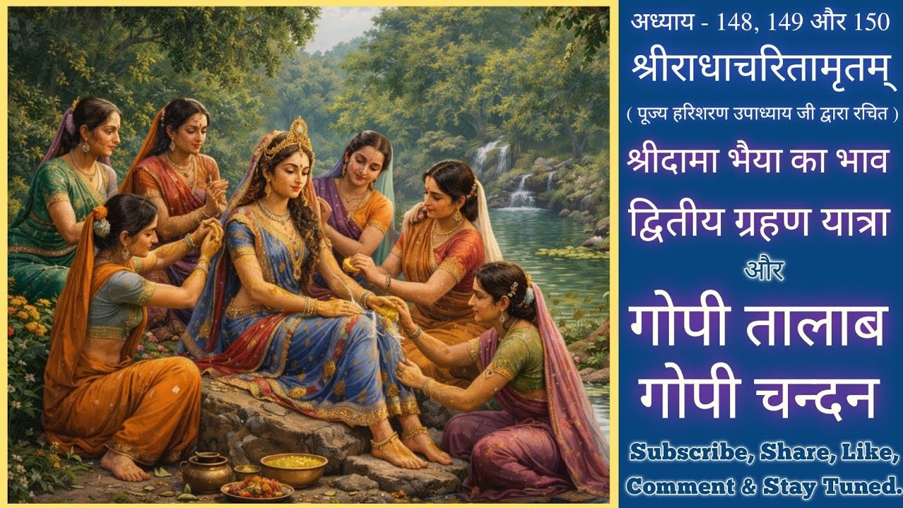 गोपी तालाब और गोपी चन्दन की महिमा | श्रीदामा का पश्चाताप | द्वितीय सूर्यग्रहण पर द्वारिका में मिलन