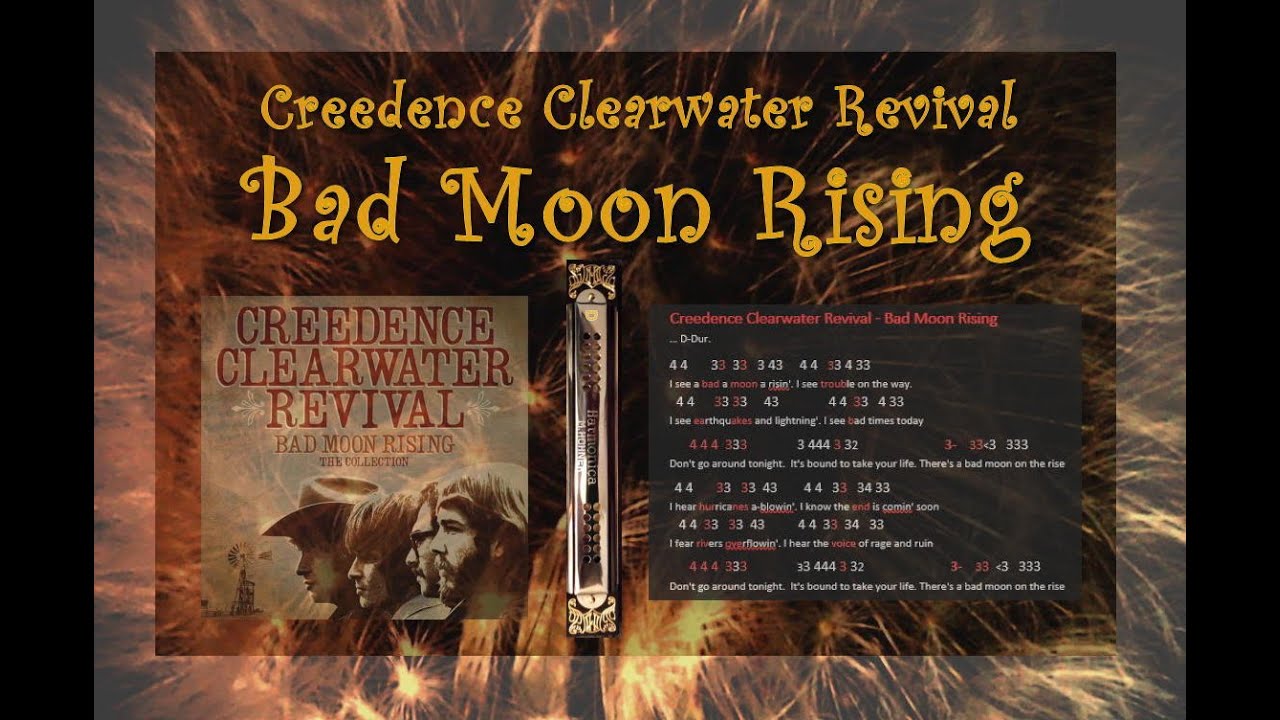 Bad Moon Rising - Creedence Clearwater Revival  .. (Mundharmonika Cover)
