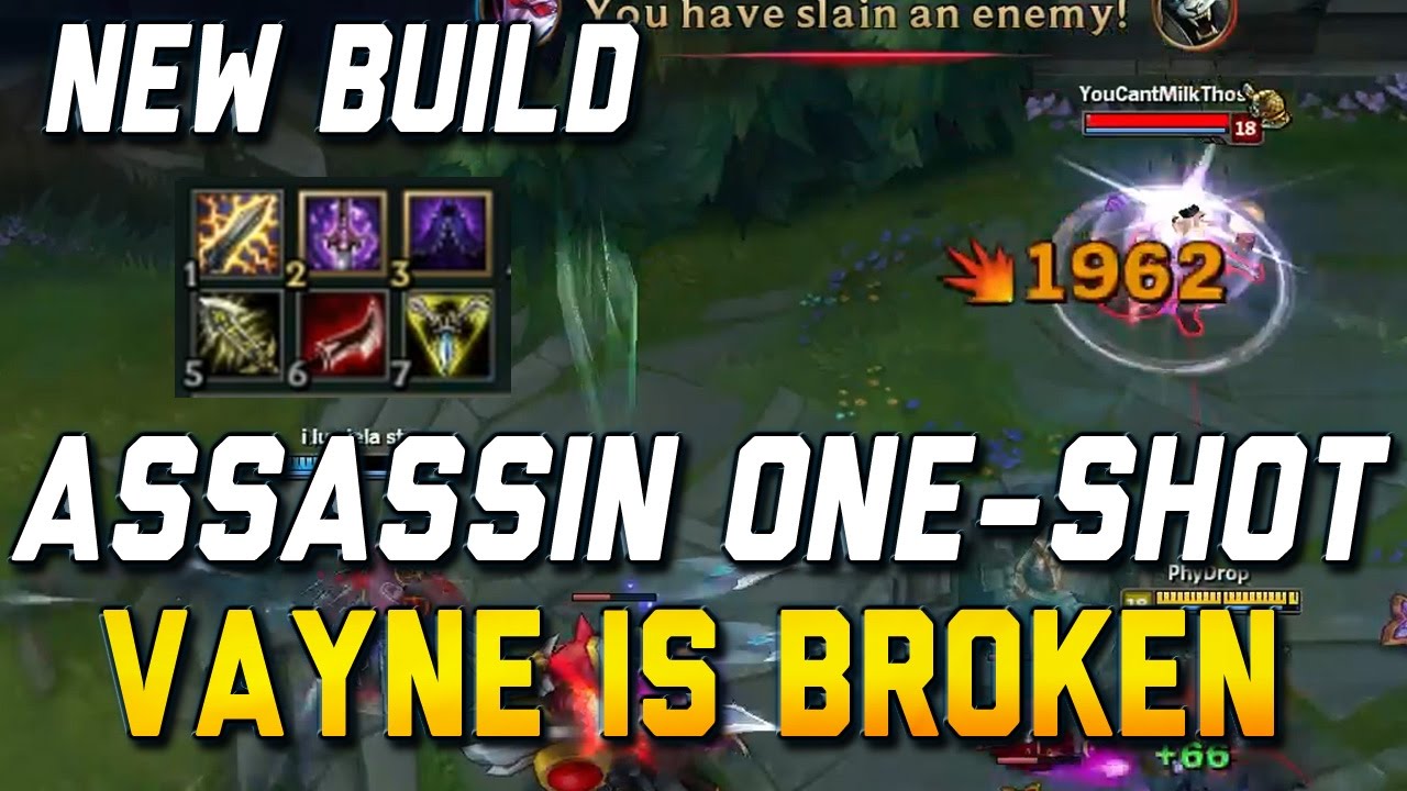 NEW S7 ASSASSIN ONE-SHOT VAYNE BUILD IS BROKEN (League of Legends)