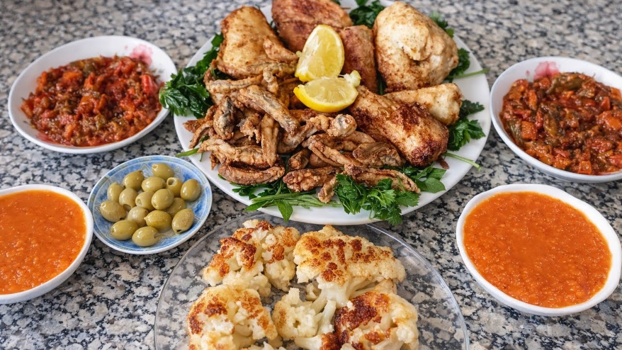 🚨📢السر الي خباو عليك المطاعم الكبرى لحوت مقلي مع تكتوكة وصوص مطيشة بنة مغربية كتشهّي 🍅🐟