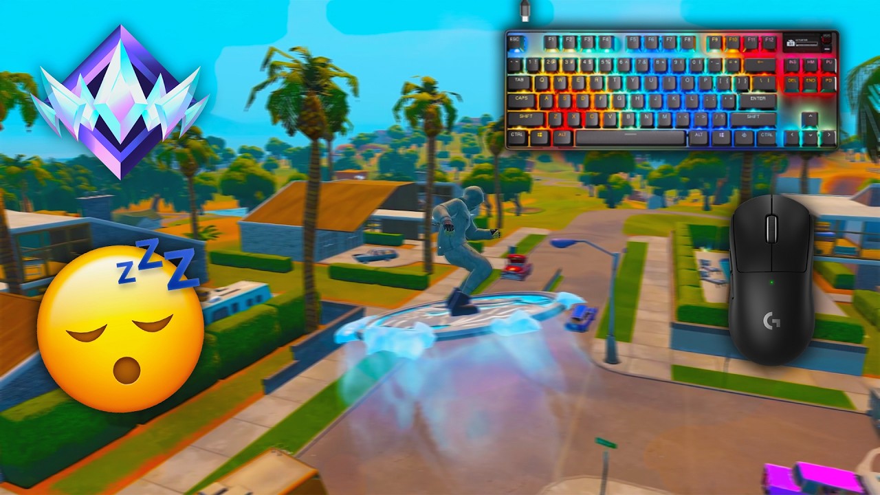 SteelSeries Apex Pro TKL ASMR😴Duo Oasis Reload Gameplay🏝️Satisfying Fortnite 240FPS 4k