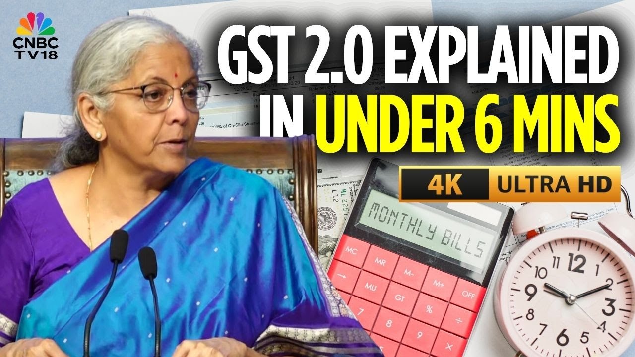 India&rsquo;s GST Shake-Up | Govt Announces A 2 Rate Structure | Key Changes Explained | GST Reform | N18V