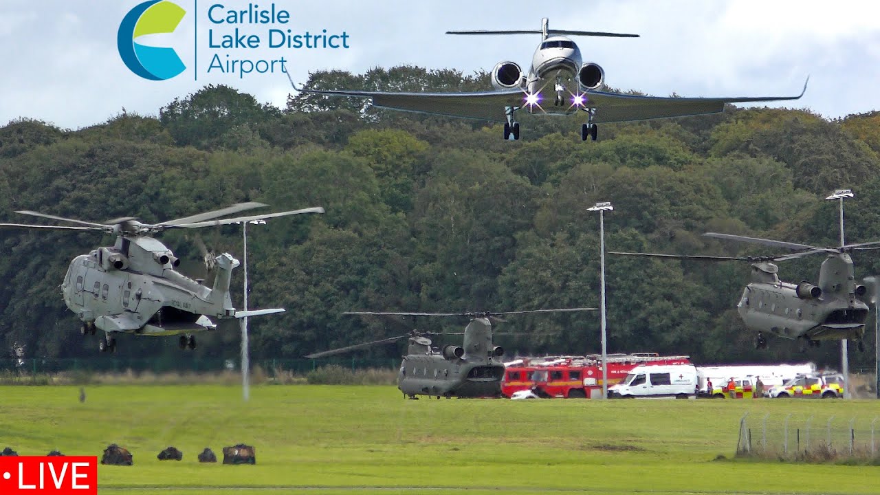 🔴Dutch King Willem-Alexander Lands at Carlisle Airport | 19th ofJune 2024 |TAC BLAZE 2024