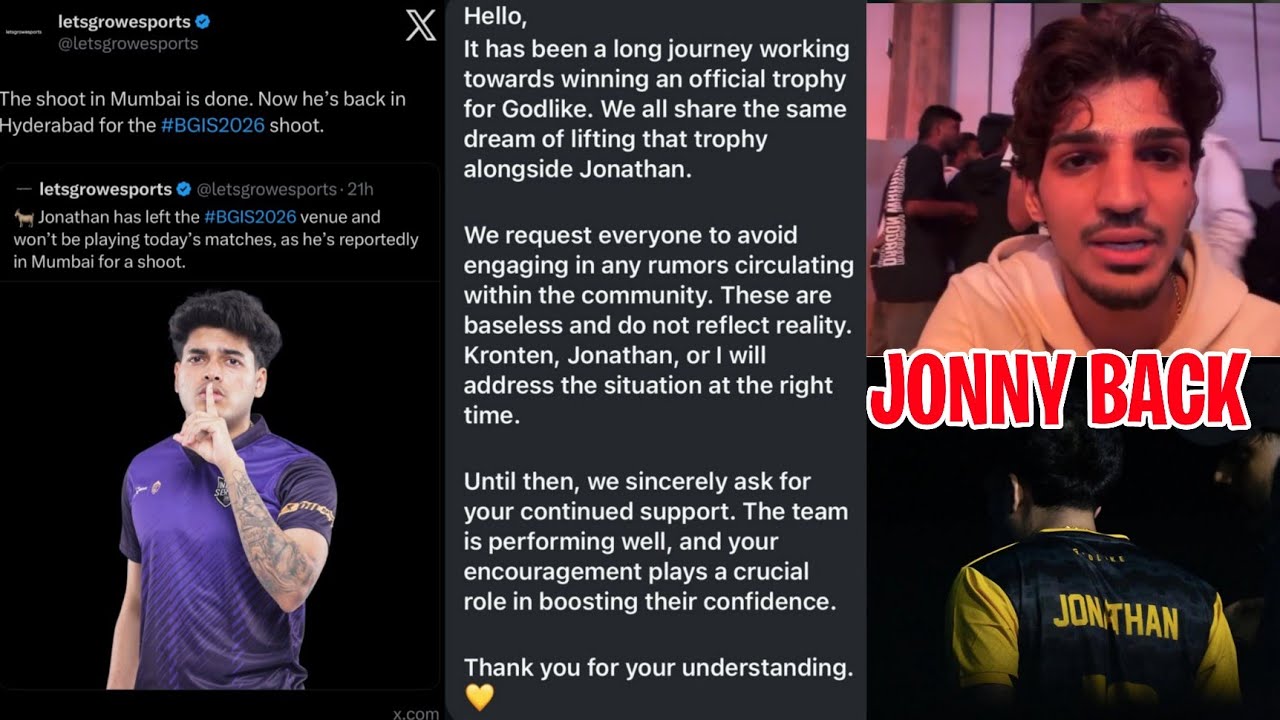 Jonathan playing BGIS 🚨 Amar clarify Whole matter ✅