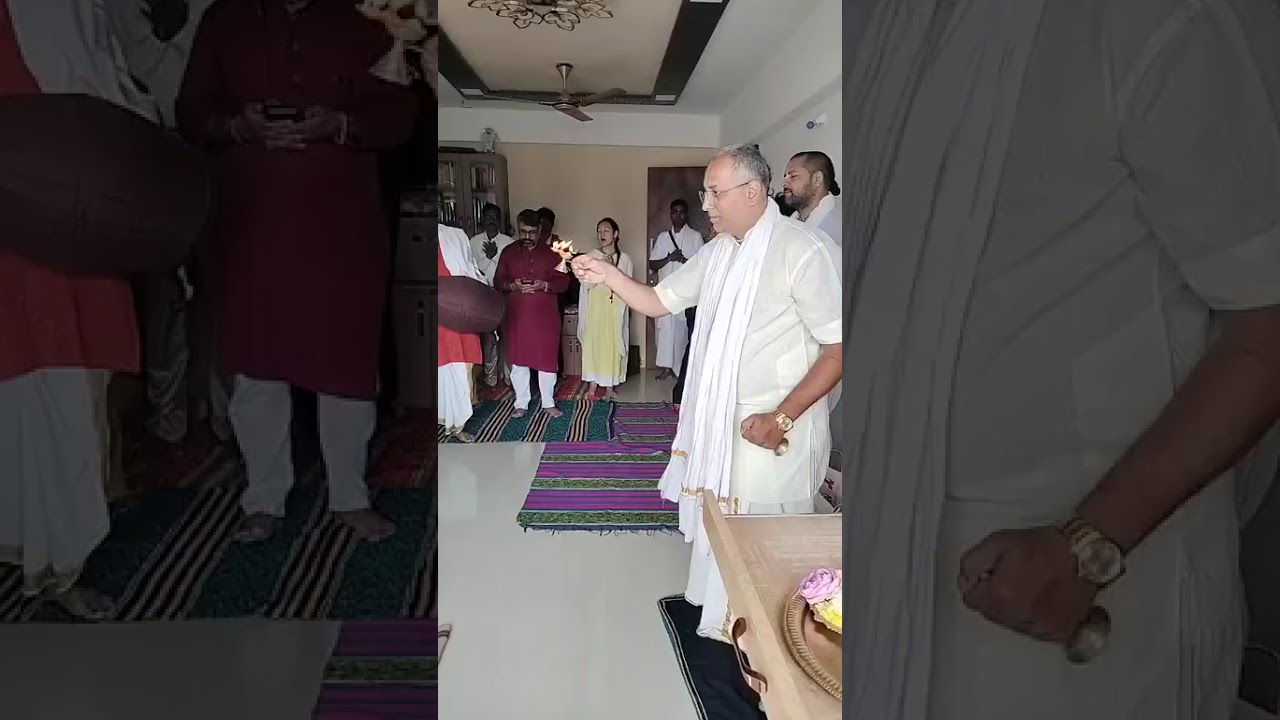 Guru Puja of HDG Srila Bhakti Bibudha Bodhayan Goswami Thakur | Nashik | 17 Dec 2023