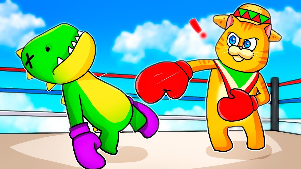 ¡DERROTANDO YOUTUBERS en BATALLA de ANIMALES! 😂🦖😹🥊 SILVIOGAMER en PARTY ANIMALS