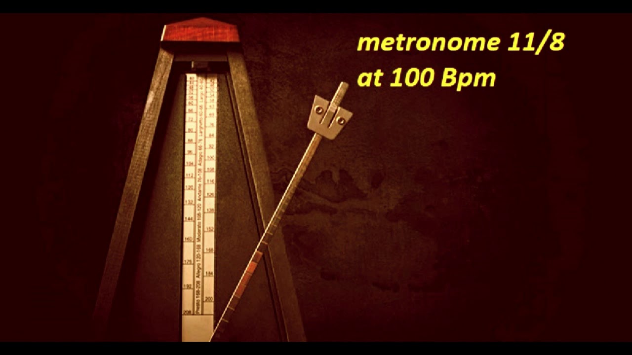 metronome 11/8 at 100 Bpm