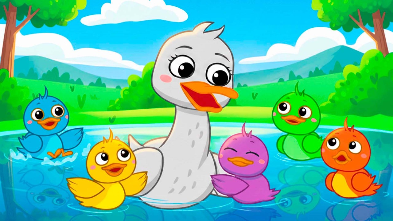 5 Little Ducks – Mama Duck’s Counting Day | BabyBoo Kids Songs