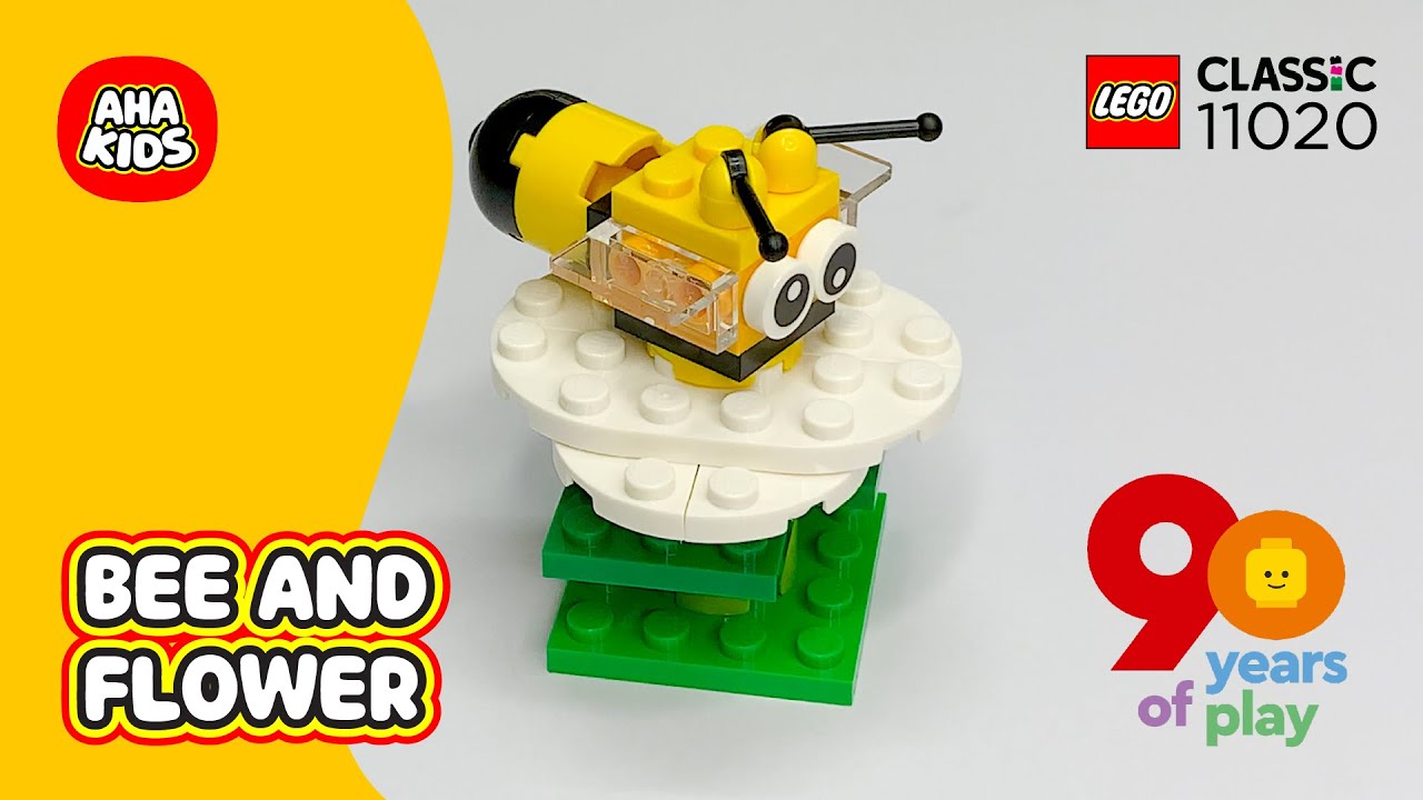 LEGO Classic 11020 Bee and Flower Building Instructions &mdash; 90 Years of Play
