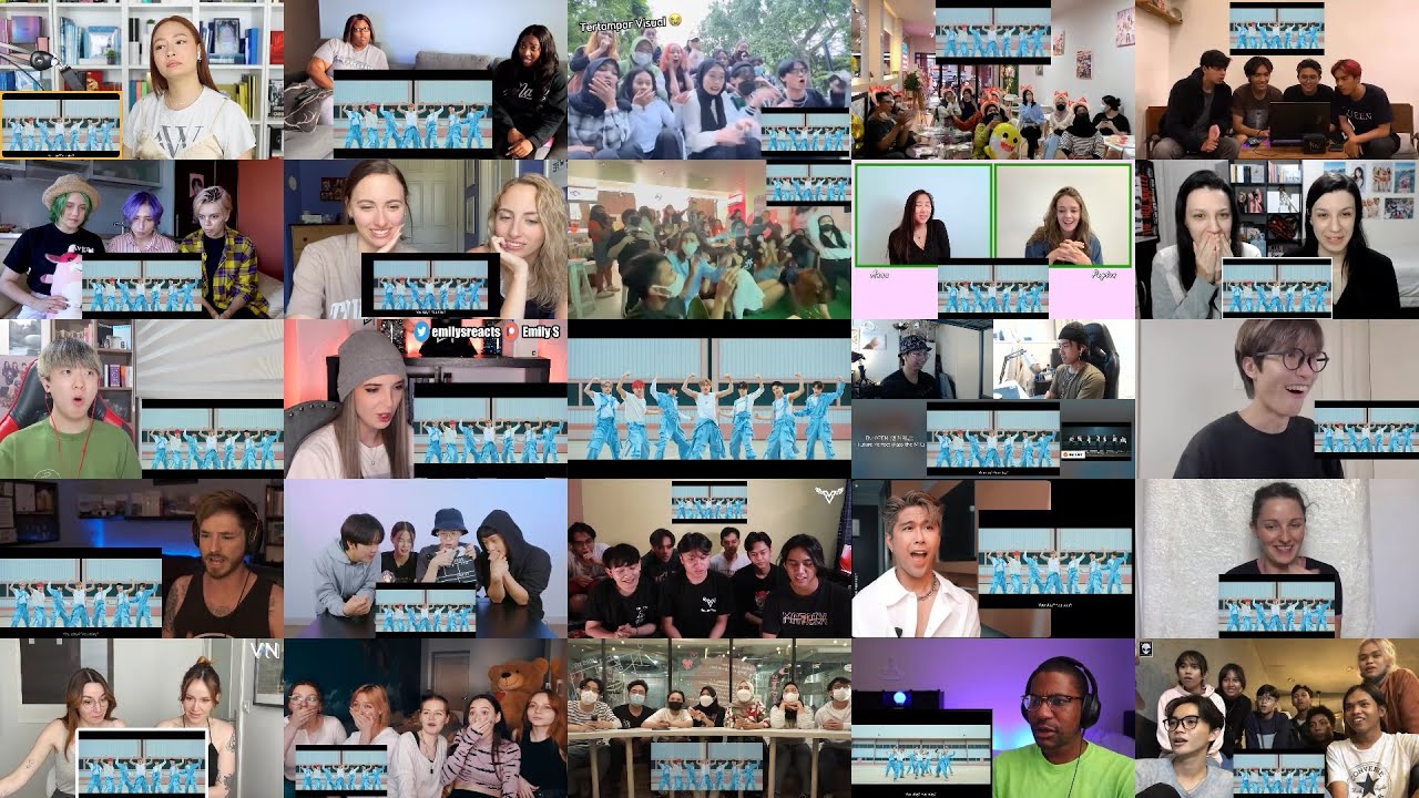 [Reaction Mashup] ENHYPEN 엔하이픈 Future Perfect (Pass the MIC) Official MV