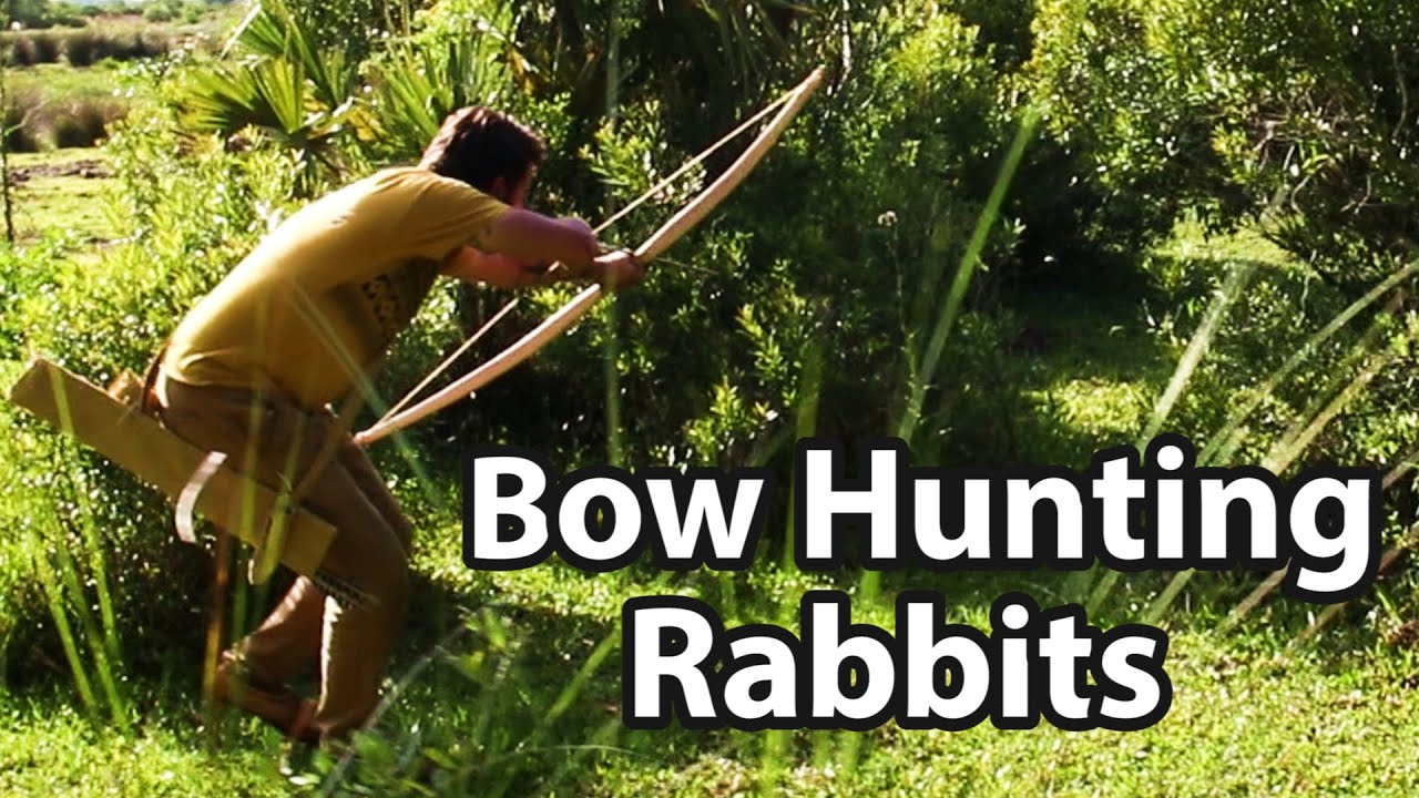 Rabbit Hunting with Primitive Bow and Arrow