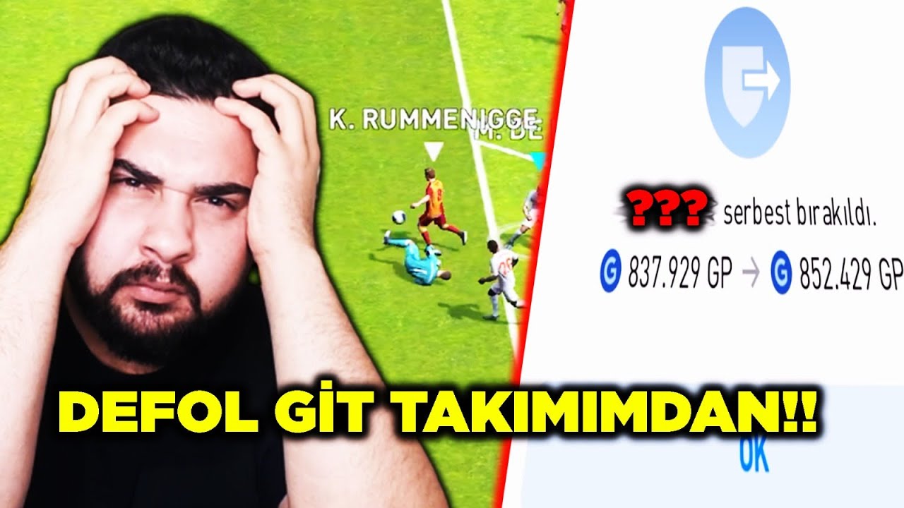 BENİ REZİL ETTİ! BEN DE KOVDUM! EFOOTBALL PES 2021 MOBILE