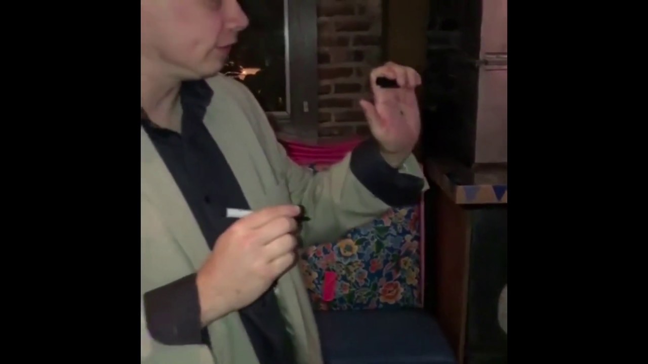 Bar magician in New York