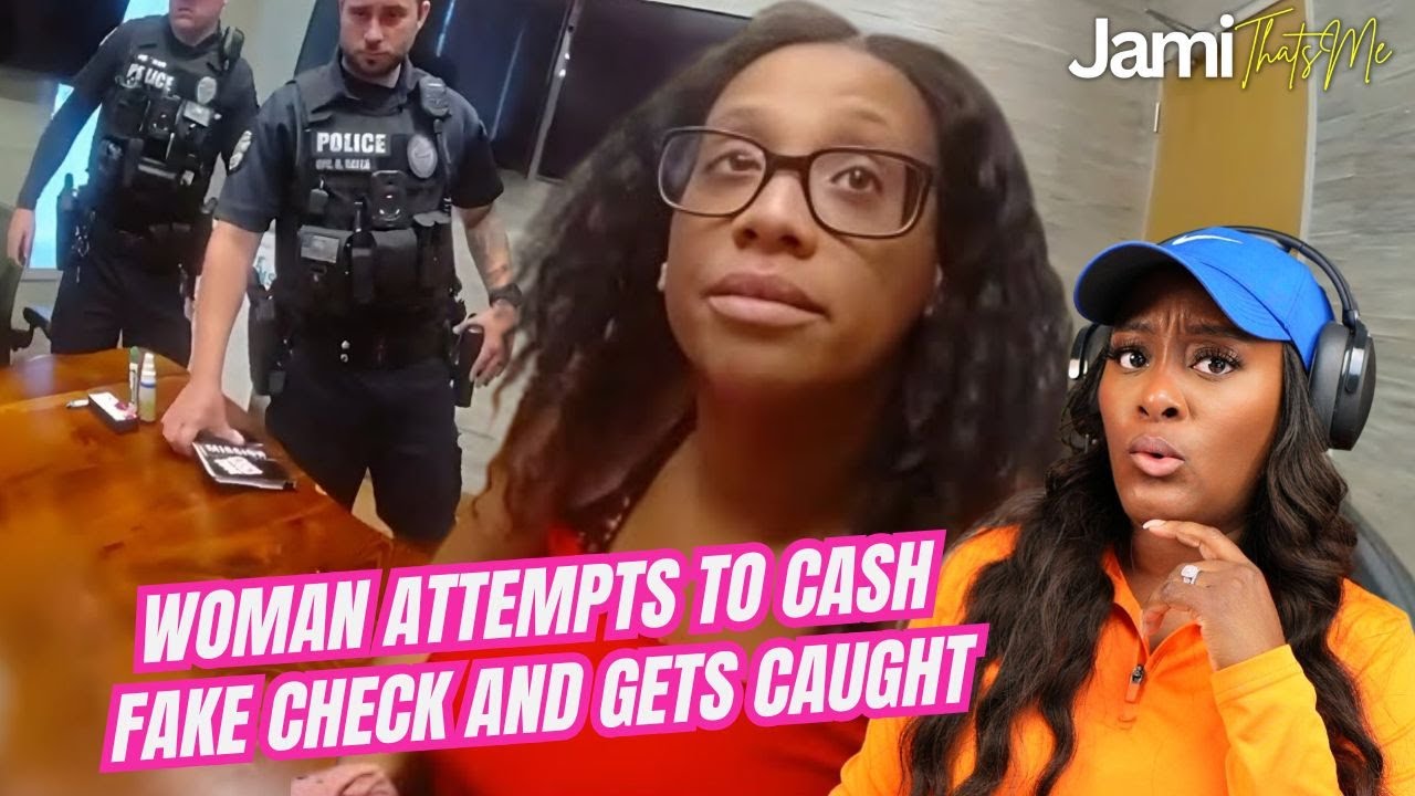 Woman Tries Hard To LIE Herself Out Of Arrest After Attempting To Cash Fake Check