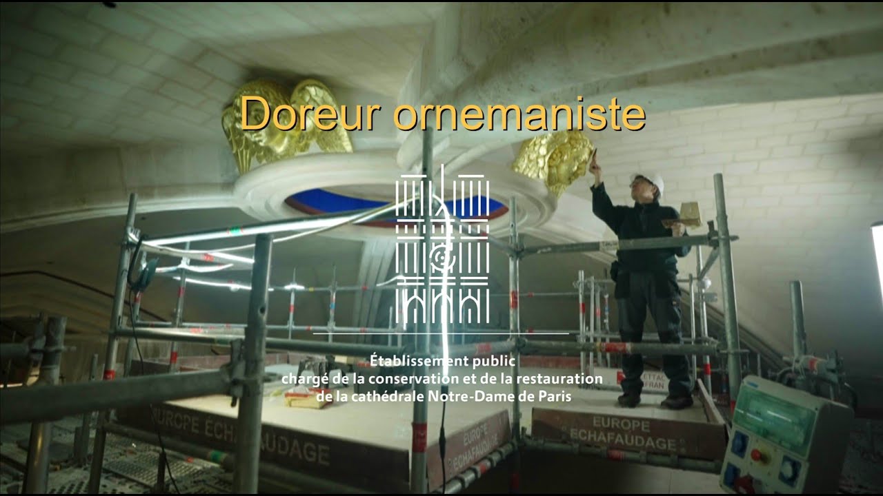 Doreur ornemaniste - Les métiers du chantier de Notre-Dame de Paris