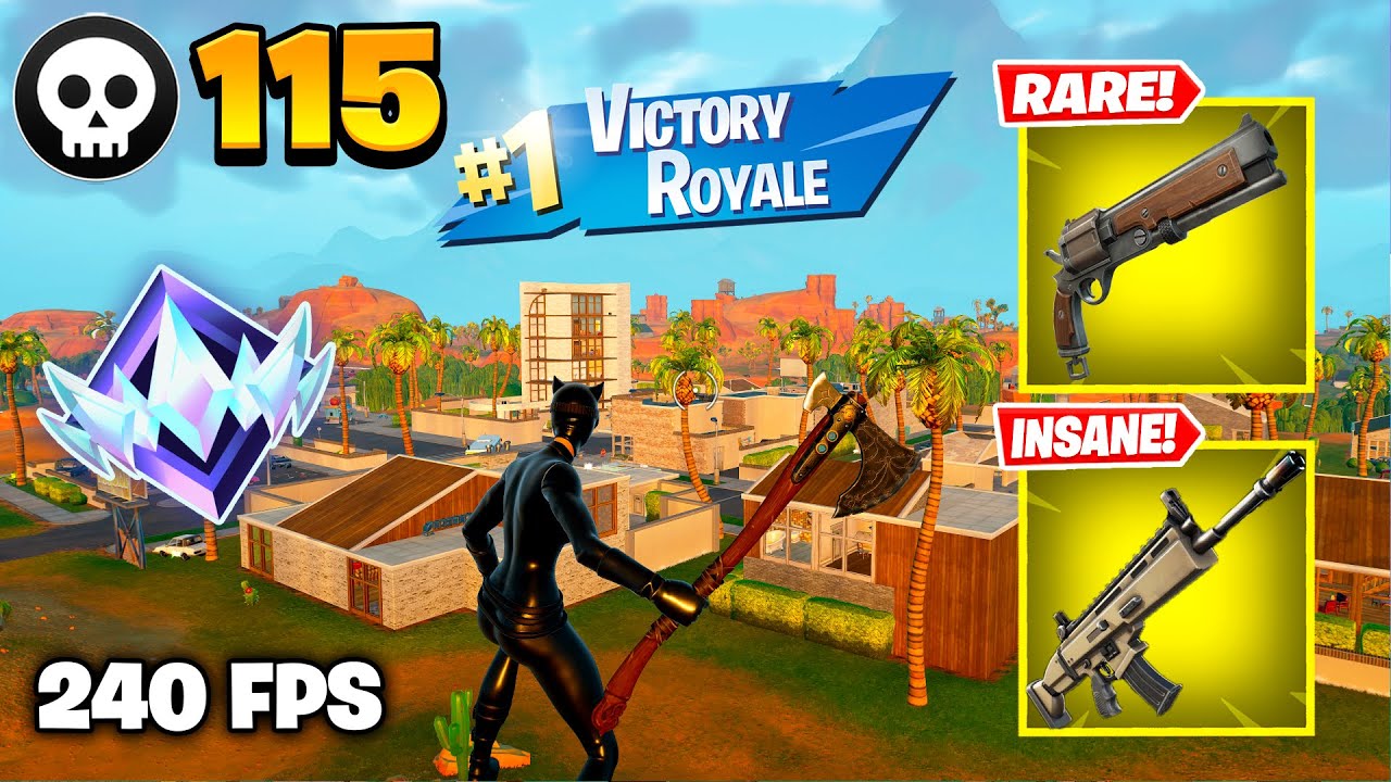 Fortnite Unreal Ranked Reload | High Kill Gameplay | Keyboard & Mouse | 240 FPS