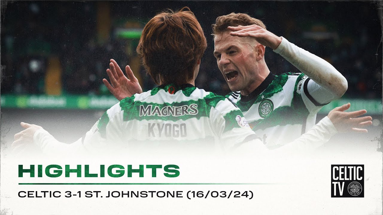 Match Highlights | Celtic 3-1 St. Johnstone | Kyogo and Kuhn on form against the Saints!