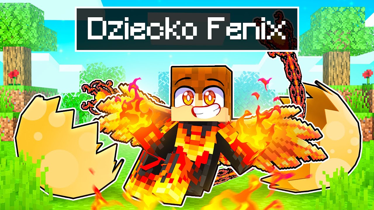 URODZIŁEM SIĘ JAKO MAŁY FENIX w Minecraft!