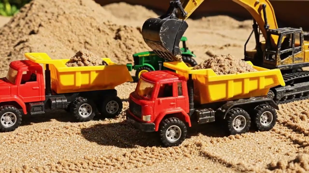 🌄 Realistic RC Construction Action + Instant Repair! Excavator & Dump Truck Power Team
