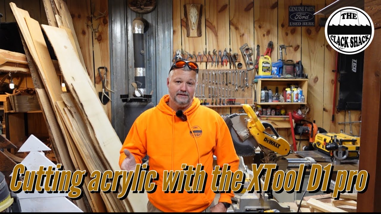 Cutting acrylic with the XTool D1 pro