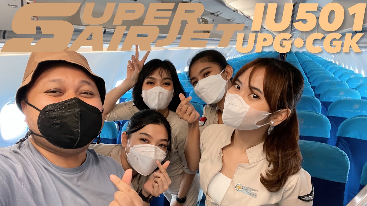 Pesawat Anak Muda! SUPER AIR JET IU501 Makassar - Jakarta, IDR 900ribu-an Aja!