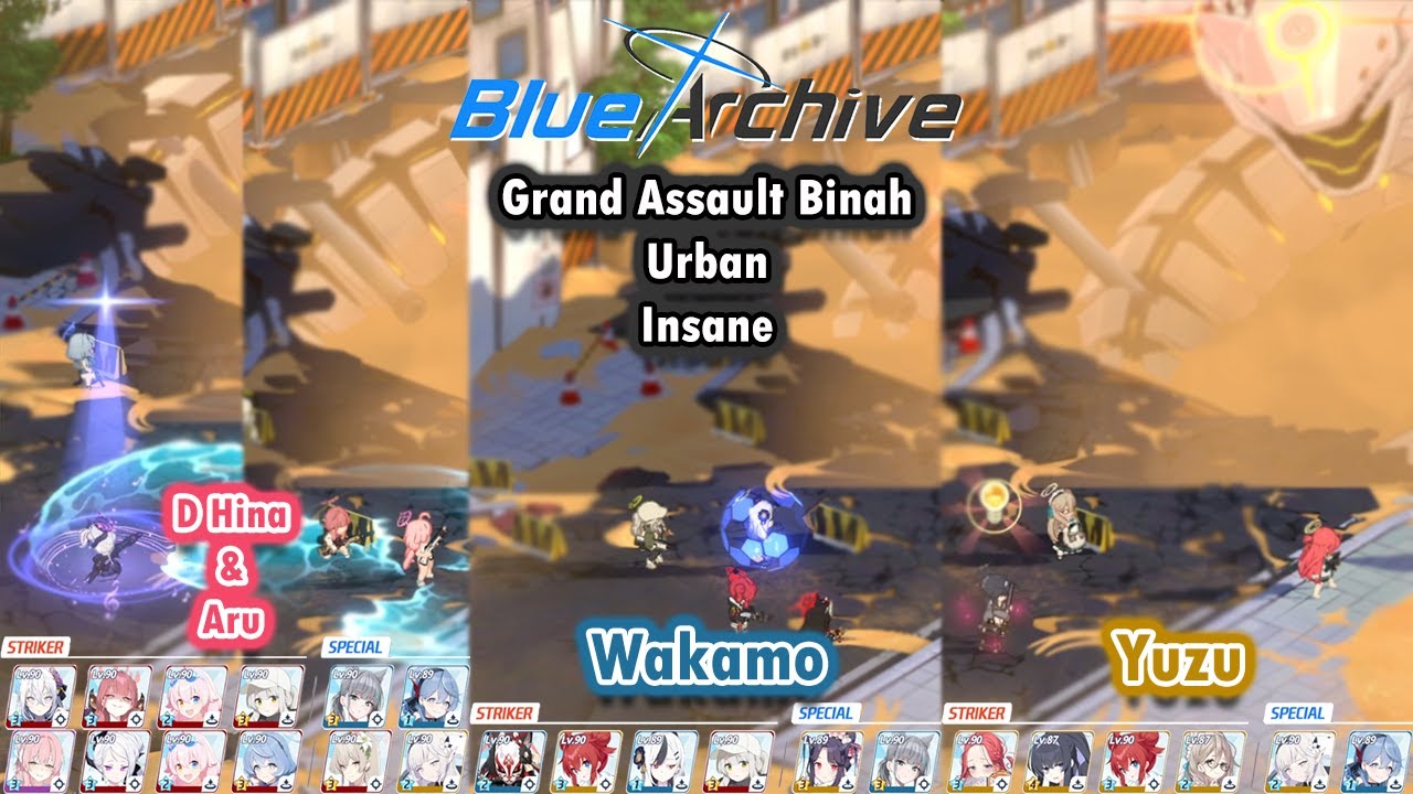 Blue Archive Global - Grand Assault Binah Urban Insane