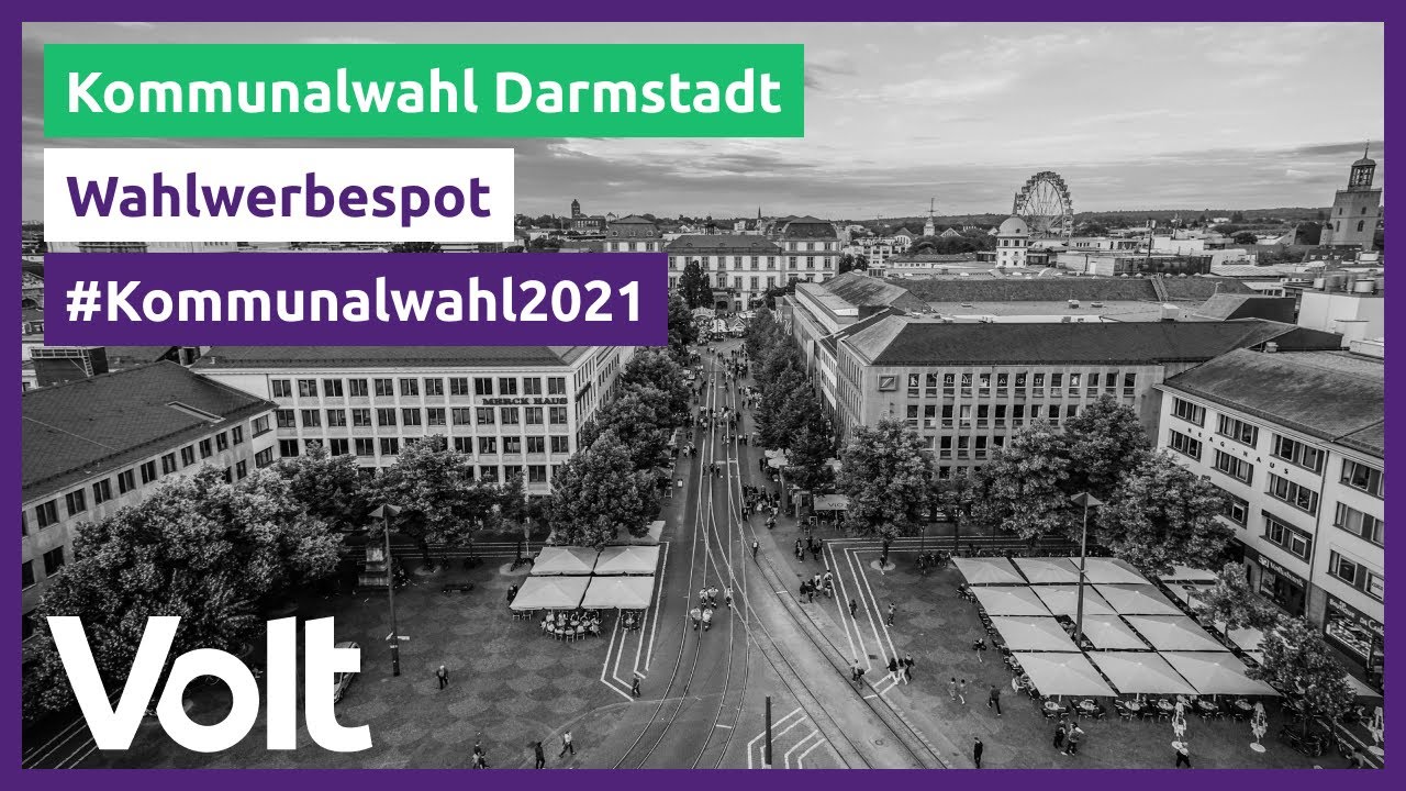 Volt Darmstadt Wahlspot zur Kommunalwahl 2021 #VoteVolt