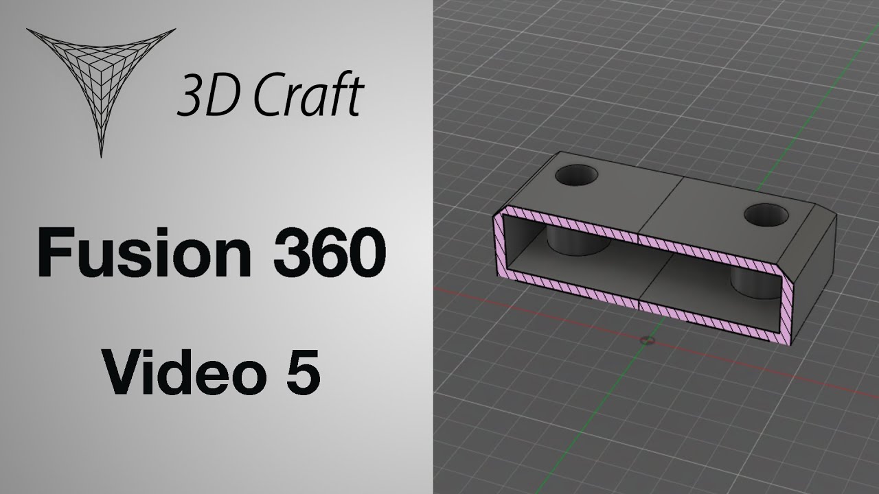 Autodesk Fusion 360 - Video 5  - Specchio, Offest faccia, Smusso, Analisi sezione