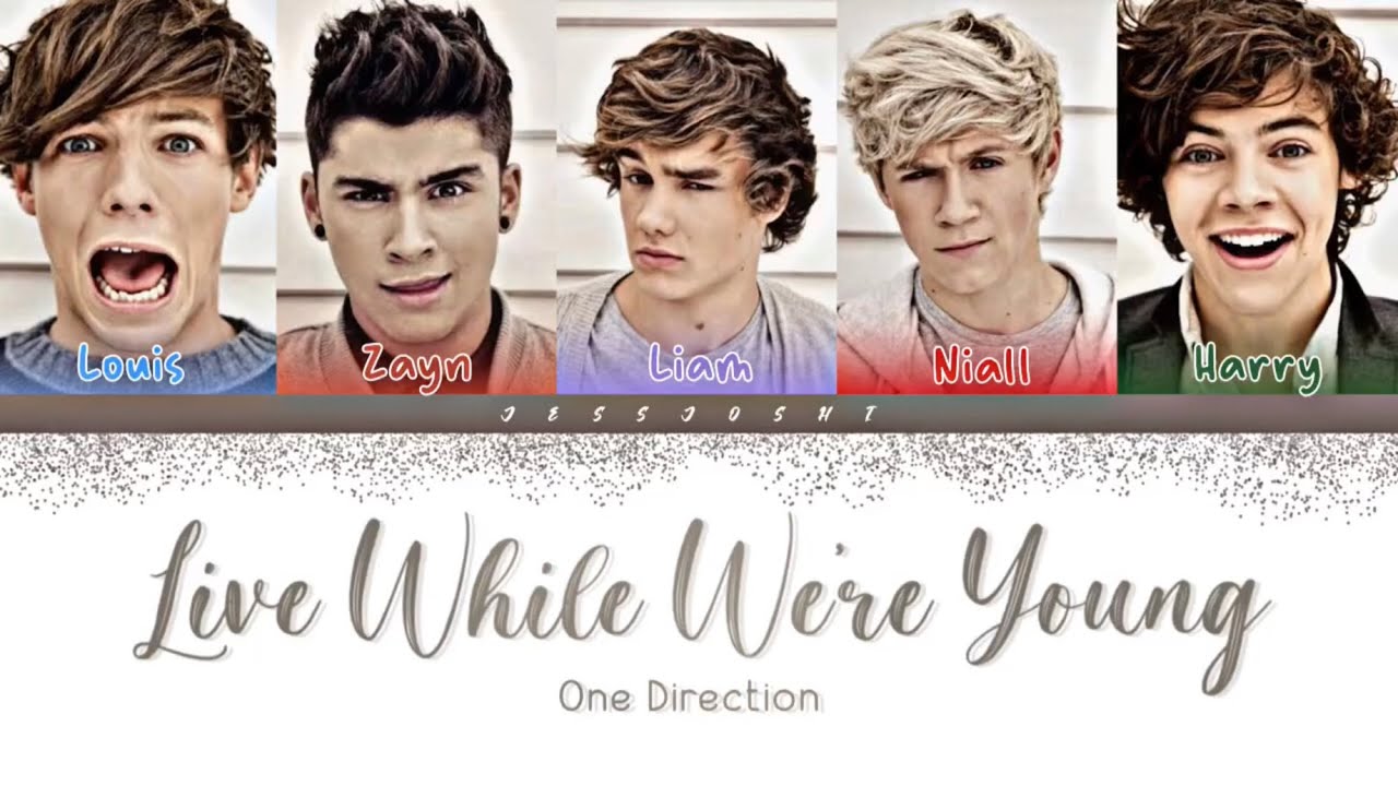 One Direction - Live While We're Young (Color Coded Lyrics By Jessjoshi)