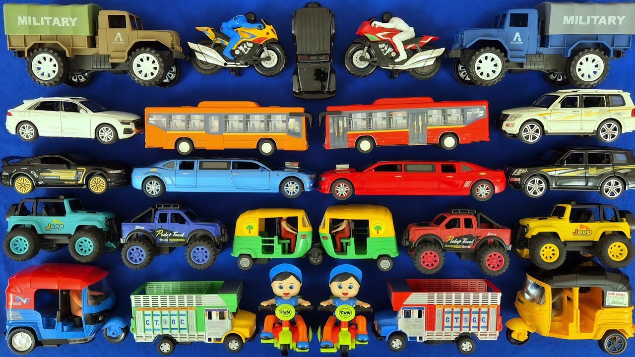 All Types of Toy Cars Collection 🚓🚒 | Toy Car Video for Kids