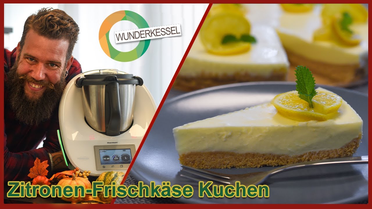 Zitronen Frischkäse Torte - Thermomix Rezepte aus dem Wunderkessel