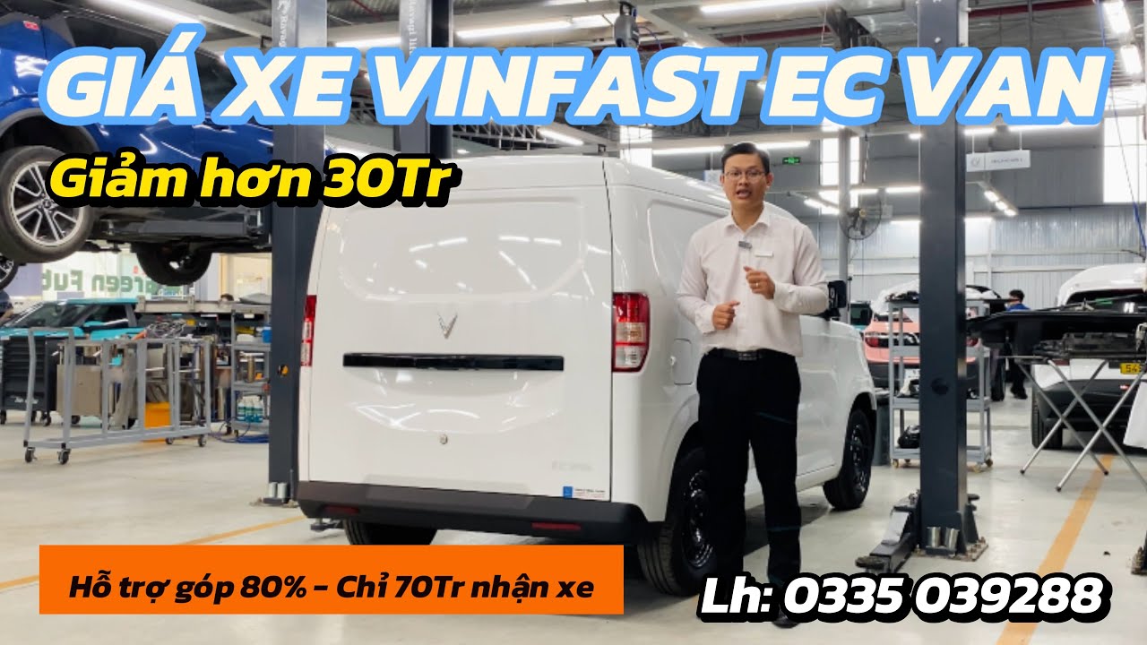 VINFAST ECVAN GIÁ SỐC T3 | Mẫu xe van đô thị - Chở hơn 600Kg | Hỗ trợ góp 75%