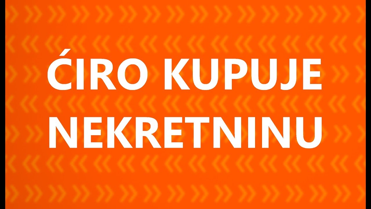 U zdrav mozak 7 • Ćiro kupuje nekretninu | PRANK CALL