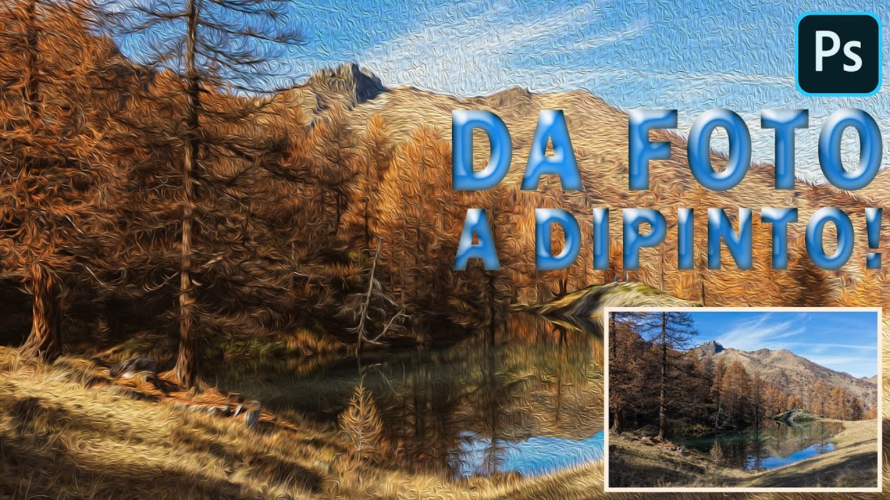 Photoshop Oil Painting Effect – Tutorial Facile e Realistico. Con Azione in regalo