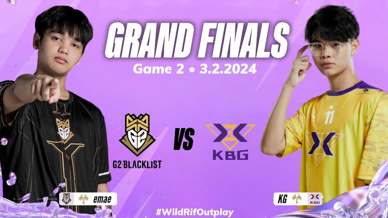 G2B против KBG • Игра 2 (Bo7) | Гранд-финал | WRL Asia 2023, сезон 2