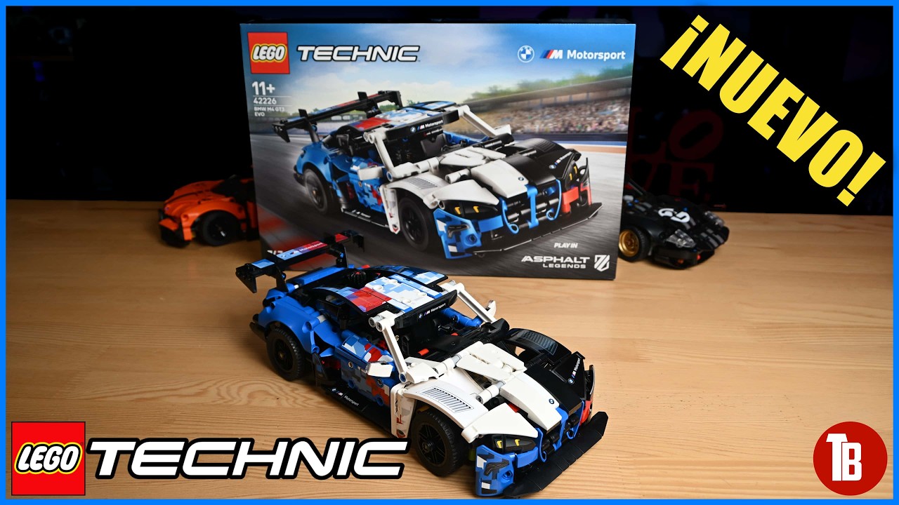 Nuevo BMW M4 GT3 EVO de LEGO Technic 42226 (COMPARADO)