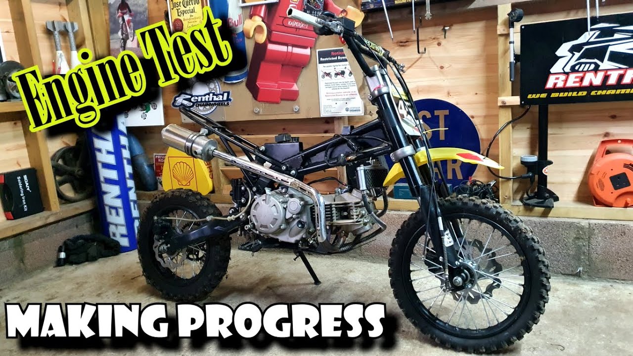 Fitted a YX 160cc to CRF50 Frame!