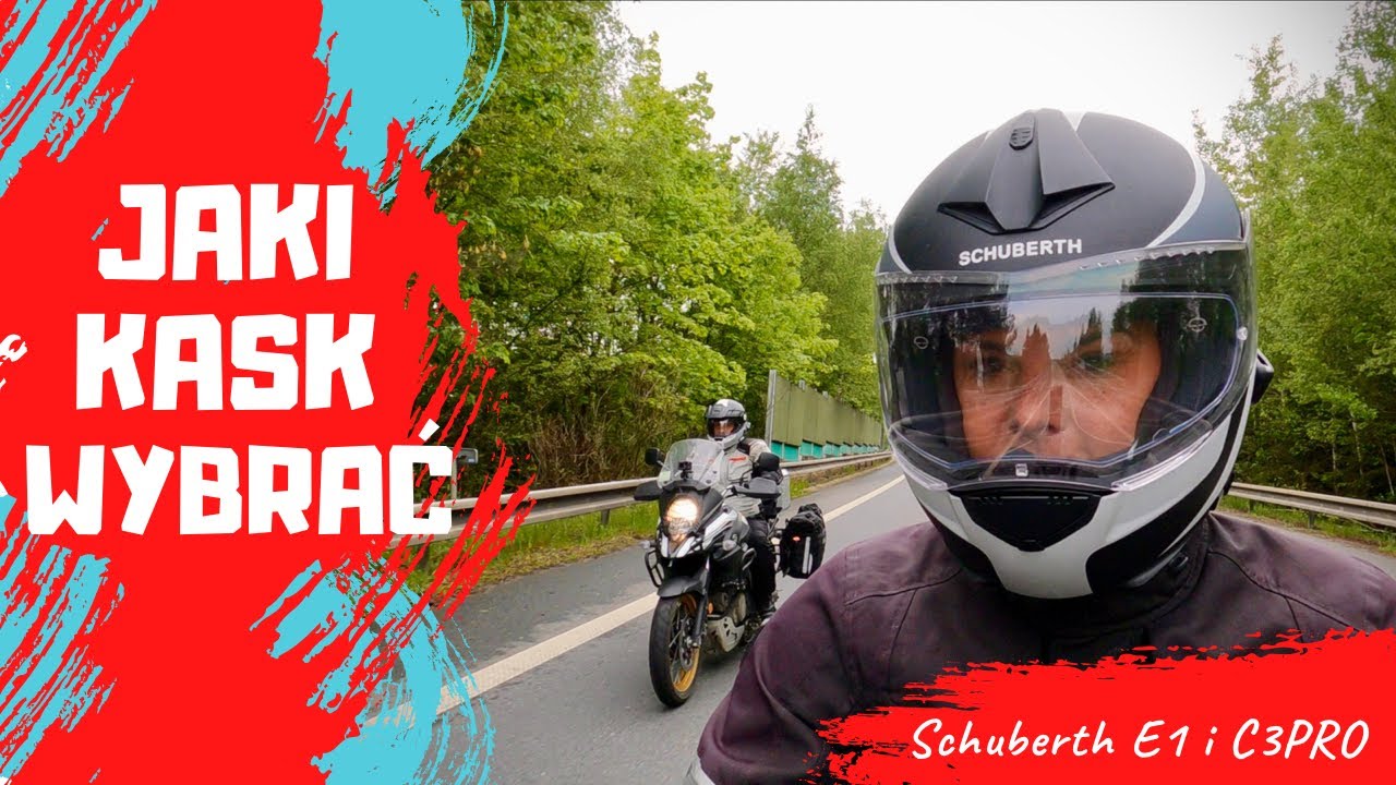 Jak wybrać odpowiedni kask motocyklowy? Opowiadamy o naszych kaskach Schuberth E1 i C3PRO.
