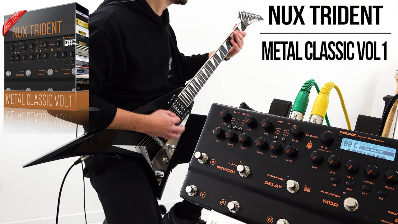 Metal Classic vol1 Amp Pack for NUX Trident | Playthrough (8 High Quality Amp Match)