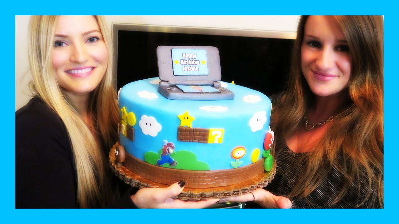 AMAZING MARIO CAKE!!!! | iJustine