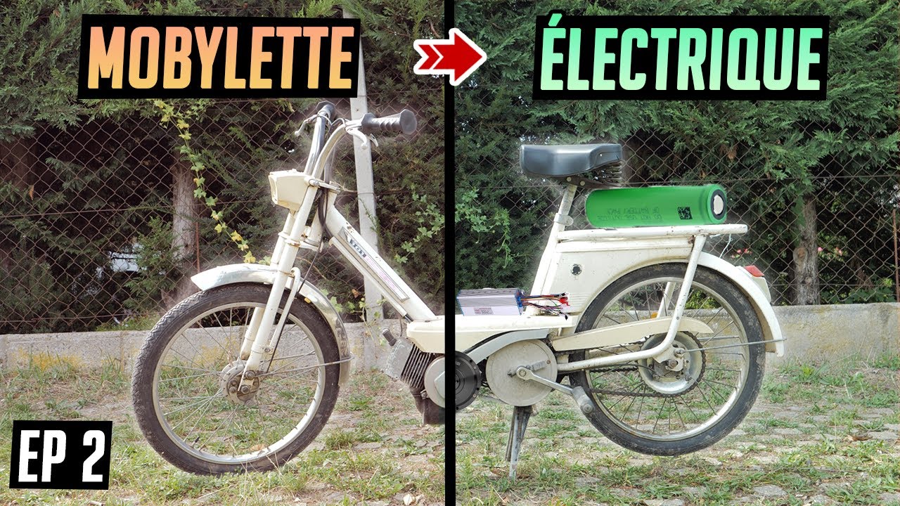 De thermique à électrique ! - Rétrofit Mobylette Peugeot 101