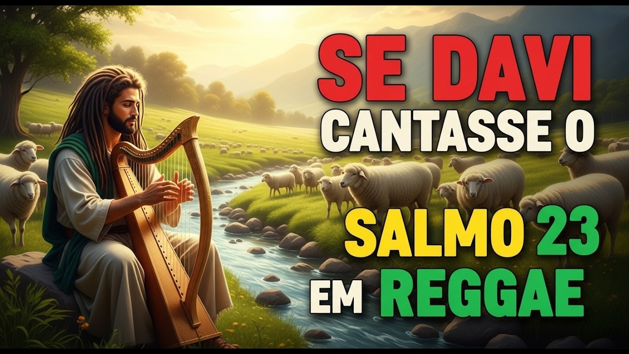 SALMO 23 em REGGAE - Se DAVI Cantasse O SENHOR é Meu PASTOR | #reggaecristao