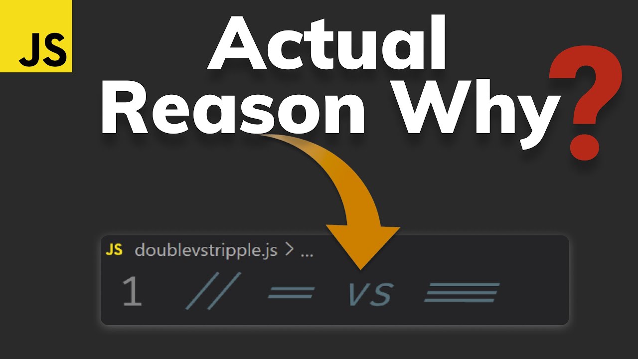 This is WHY the Output is Different | Double vs Triple Equal to In JavaScript | Interview #14